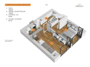 Pronájem bytu 4+kk, Praha - Prosek, Žitenická, 99 m2