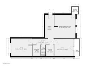 Prodej bytu 3+kk, Hradec Králové - Nový Hradec Králové, Na Občinách, 74 m2