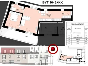 Pronájem bytu 2+kk, Ivančice, 50 m2