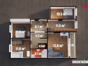 Prodej bytu 4+1, Teplice - Trnovany, Olbrachtova, 88 m2