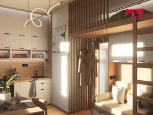 Prodej bytu 2+kk, Praha - Smíchov, Grafická, 37 m2