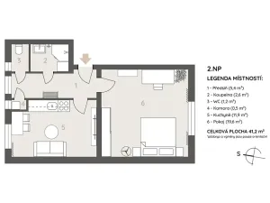 Prodej bytu 3+kk, Praha - Hloubětín, V chaloupkách, 58 m2