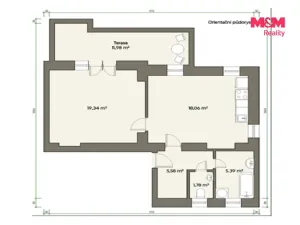 Prodej bytu 2+kk, Mladá Boleslav - Mladá Boleslav II, Nerudova, 50 m2