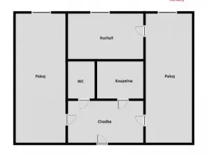 Prodej bytu 2+1, Ostrava - Poruba, Kyjevská, 50 m2
