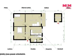 Prodej bytu 3+1, Písek - Budějovické Předměstí, Budovatelská, 80 m2