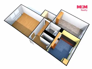 Prodej bytu 2+1, Benešov nad Ploučnicí, Sídliště, 56 m2