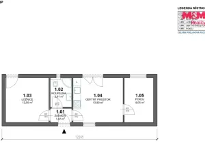 Prodej rodinného domu, Břasy, 40 m2