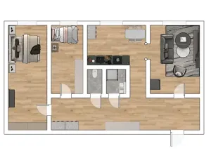 Prodej bytu 3+1, Český Krumlov, Lipová, 67 m2