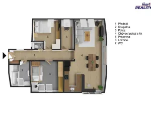 Prodej bytu 3+kk, Kravaře, Opavská, 78 m2
