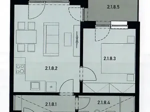 Prodej bytu 2+kk, Praha - Hlubočepy, Divíškové, 47 m2