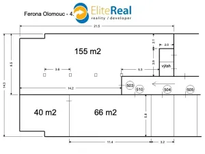 Pronájem kanceláře, Velká Bystřice, ČSA, 23 m2