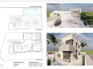 Prodej rodinného domu, Pilar de La Horadada, Alicante, Španělsko, 88 m2