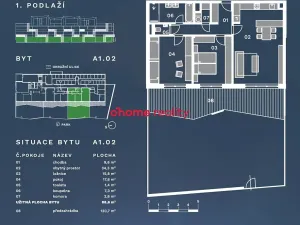 Prodej bytu 3+kk, Olomouc, Okružní, 89 m2