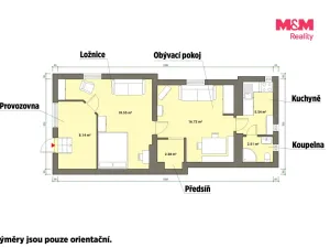 Prodej bytu 2+1, Mariánské Lázně, Nákladní, 57 m2