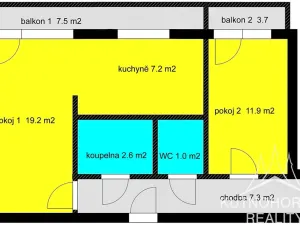 Prodej bytu 2+kk, Kutná Hora, Masarykova, 49 m2