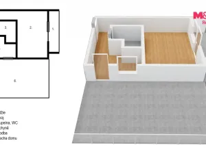 Prodej bytu 1+1, Havířov - Podlesí, Kosmonautů, 28 m2