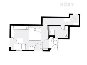 Prodej bytu 1+kk, Vrchlabí, Horská, 43 m2