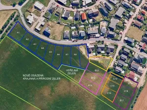 Prodej pozemku pro bydlení, Hrušovany u Brna, Pod Střediskem, 1169 m2