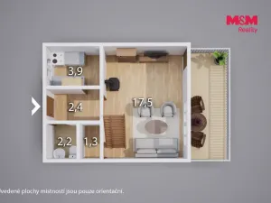 Prodej chaty, Povrly, 34 m2