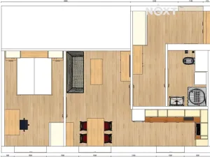 Prodej bytu 2+kk, Praha - Písnice, Libušská, 48 m2
