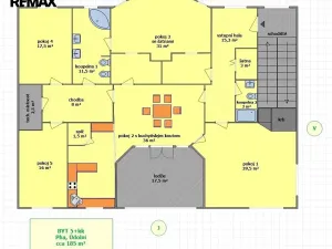 Pronájem bytu 5+kk, Praha - Hodkovičky, Údolní, 182 m2