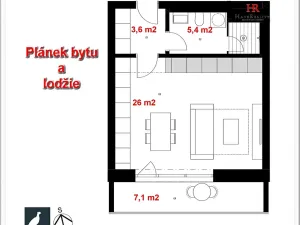 Pronájem bytu 1+kk, Benešov, Suchánkova, 37 m2