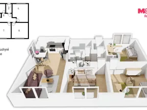 Pronájem rodinného domu, Libišany, 118 m2