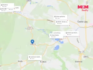 Pronájem zahrady, Stružnice - Bořetín, 375 m2