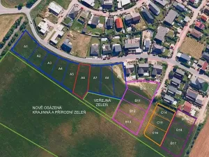 Prodej pozemku pro bydlení, Hrušovany u Brna, Pod Střediskem, 1095 m2