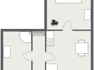 Pronájem bytu 1+1, Doksy, Máchova, 30 m2