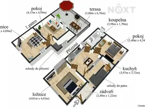 Prodej rodinného domu, Žatec, Pod Střelnicí, 87 m2
