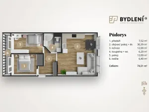Prodej bytu 3+kk, Teplice, Javorová, 68 m2