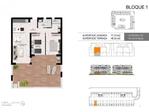 Prodej bytu 3+kk, Torrevieja, Alicante, Španělsko, 81 m2