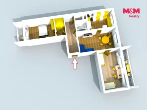 Prodej bytu 3+1, Kutná Hora - Hlouška, Trebišovská, 73 m2