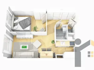 Prodej bytu 2+kk, Praha - Chodov, Konstantinova, 42 m2