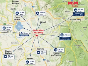 Prodej zahrady, Nové Město nad Metují - Krčín, 3050 m2