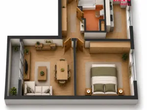 Prodej bytu 2+1, Vrchlabí, Dukelská, 55 m2