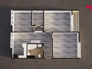 Prodej bytu 3+1, Višňová, 89 m2