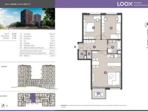 Pronájem bytu 3+kk, Praha - Prosek, Litoměřická, 87 m2
