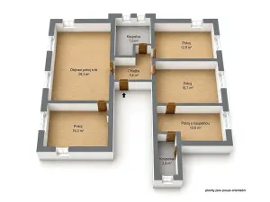Prodej bytu 5+kk, Polevsko, 101 m2