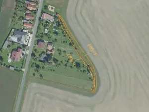 Dražba pozemku, Opolany, 1293 m2