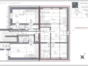 Pronájem bytu 2+kk, Ústí nad Labem, Masarykova, 63 m2