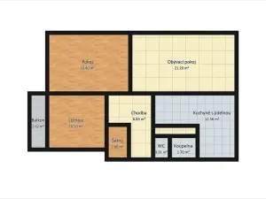 Pronájem bytu 3+1, Boskovice, Hybešova, 74 m2