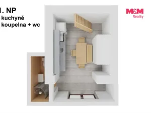 Prodej chaty, Nová Bystřice - Blato, 59 m2