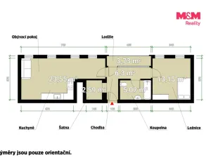 Prodej bytu 2+kk, Plzeň, Sladová, 54 m2