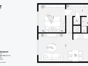 Prodej bytu 2+kk, Brno, Koniklecová, 49 m2