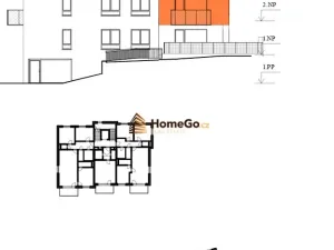 Pronájem bytu 2+kk, Praha - Modřany, Kolmanova, 67 m2