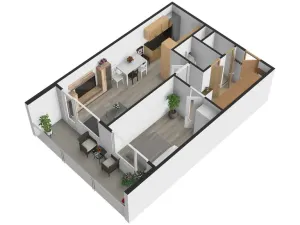 Prodej bytu 2+kk, Kralupy nad Vltavou, sídl. V Zátiší, 41 m2