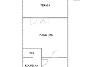 Prodej bytu 1+kk, Praha - Hostavice, U Hostavického potoka, 33 m2