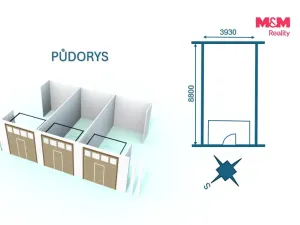 Pronájem skladu, Kolín, V Olšinkách, 34 m2